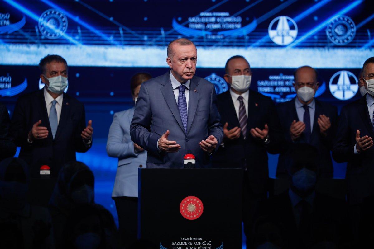 Cumhurbaşkanı Erdoğan: Kanal İstanbul şehrin geleceğini kurtaracak