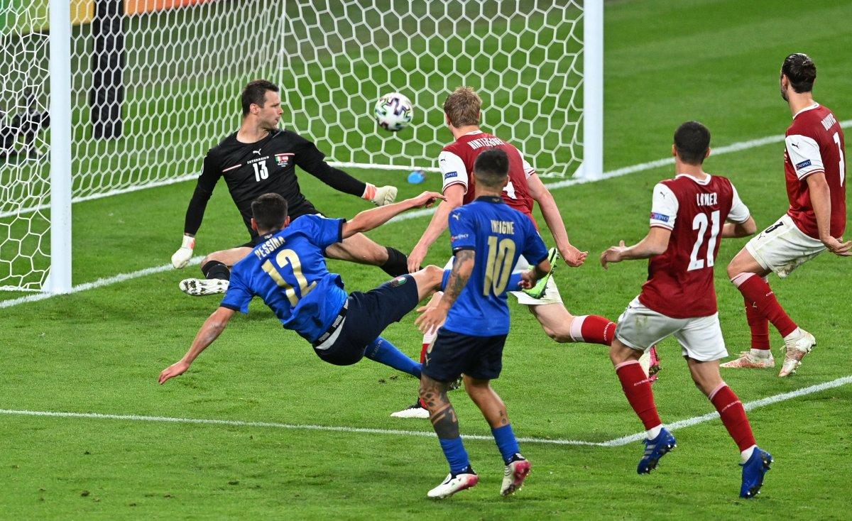 Euro 2020'de Avusturya'yı eleyen İtalya çeyrek finalde
