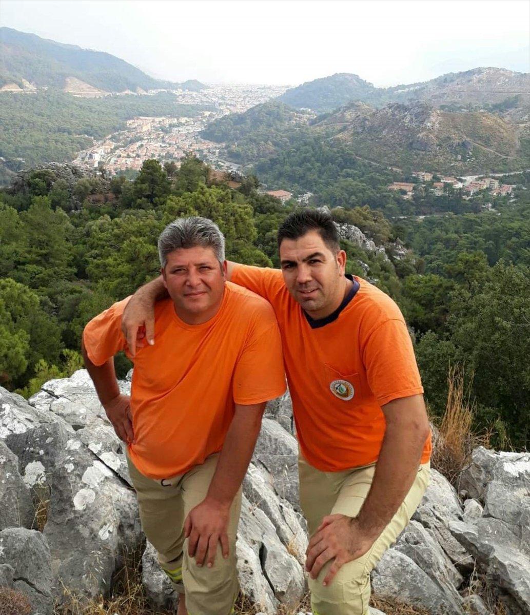 Marmaris'te şehit olan orman görevlisinin arkadaşları gözyaşı döktü