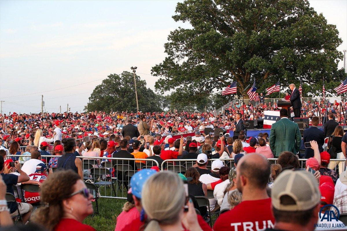 Trump aylar sonra ilk kez Ohio'da miting düzenledi: Amerika'yı geri alacağız