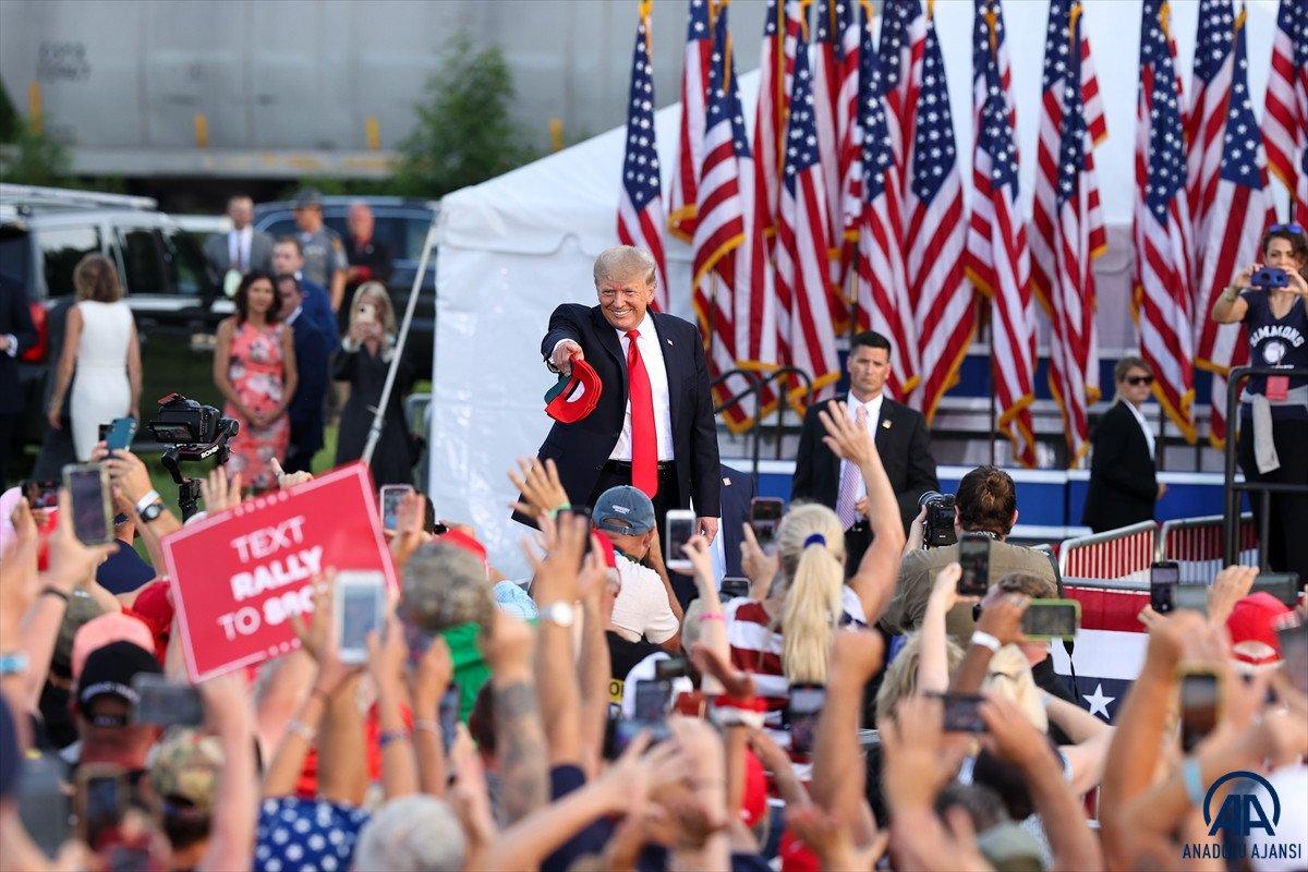 Trump aylar sonra ilk kez Ohio'da miting düzenledi: Amerika'yı geri alacağız