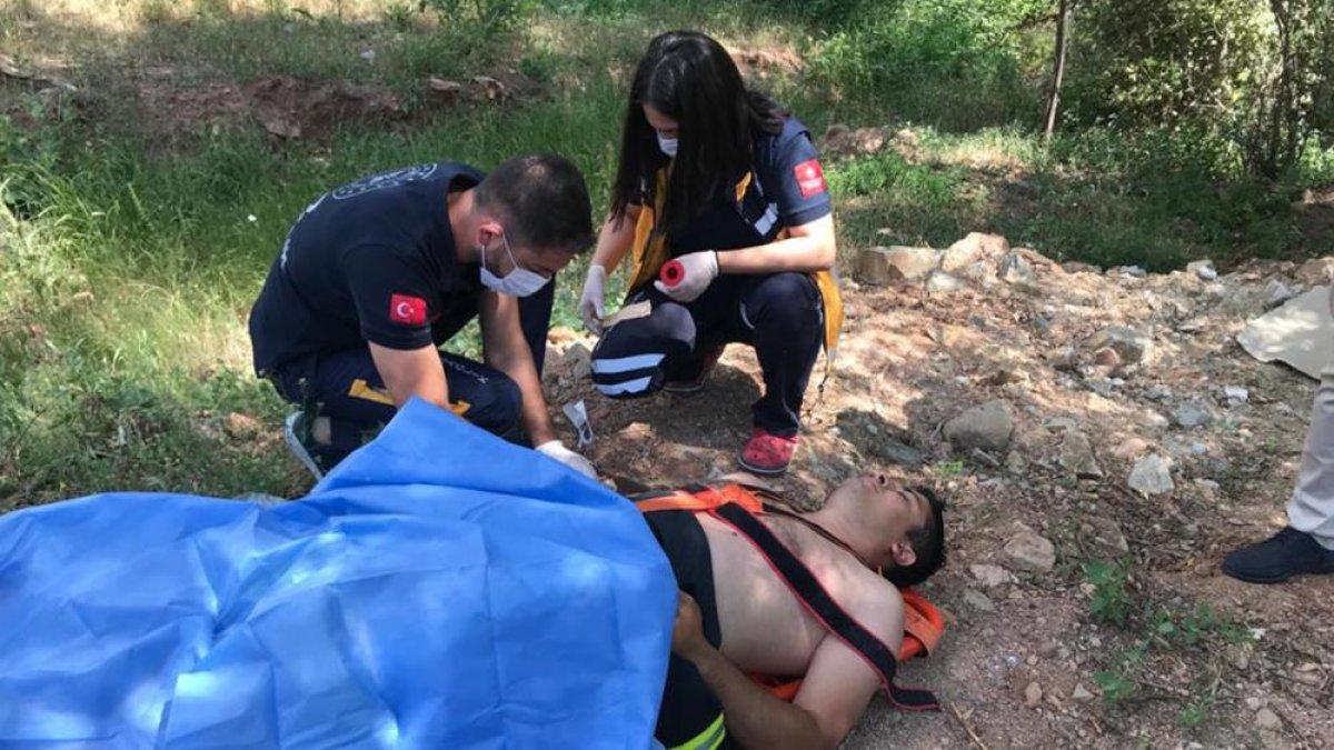 Kırıkkale'de akıntıya kapılan şahıs kurtarıldı