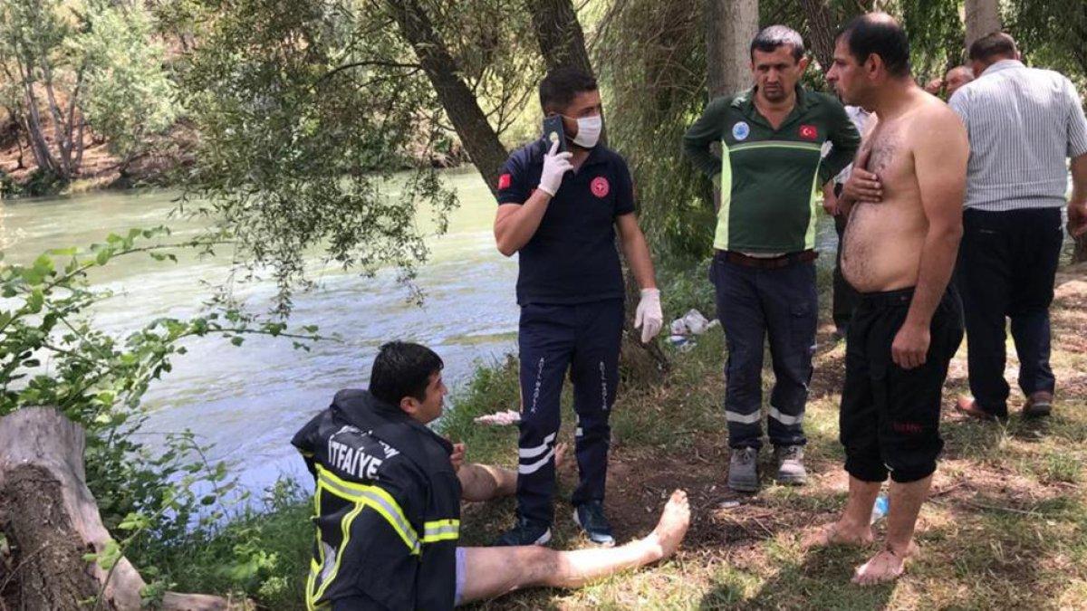 Kırıkkale'de akıntıya kapılan şahıs kurtarıldı