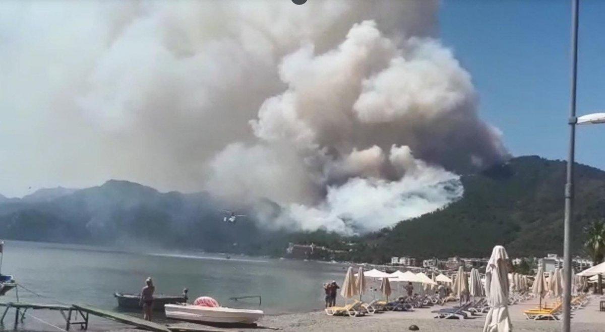 Marmaris’te peş peşe yangınlar: 1 şehit
