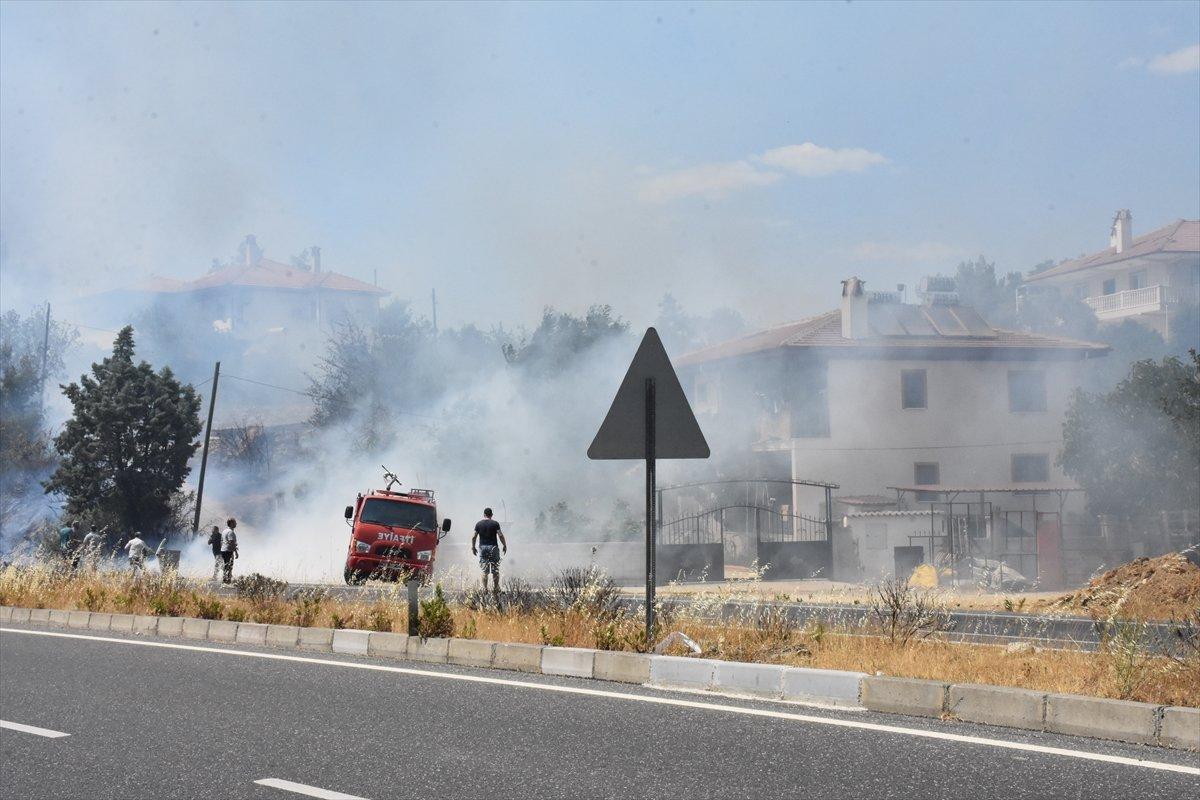 Muğla'da ormanlık alanda yangın