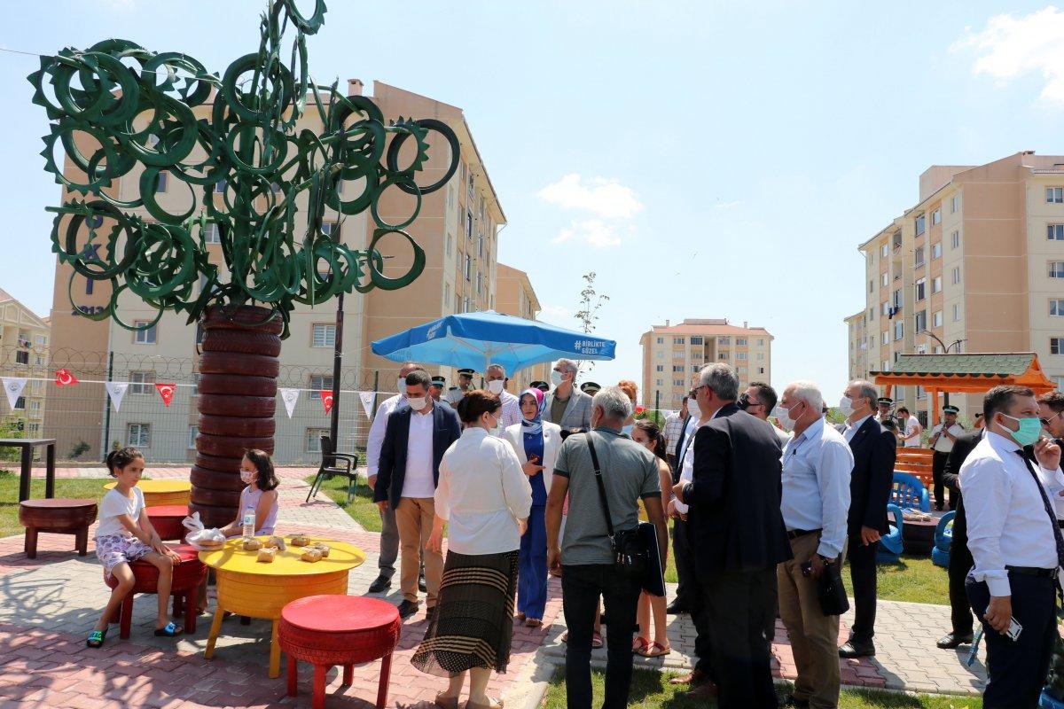 Edirne'deki yeni parka, Naim Süleymanoğlu heykeli yapıldı