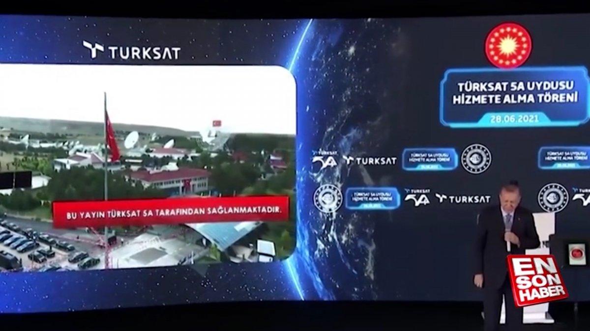 Türksat 5A uydusu hizmete girdi