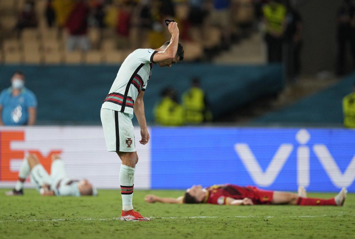 Cristiano Ronaldo son düdükle birlikte yıkıldı