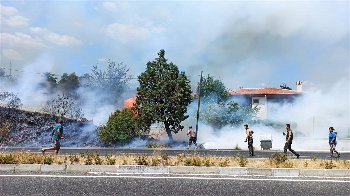 Muğla'da ormanlık alanda yangın