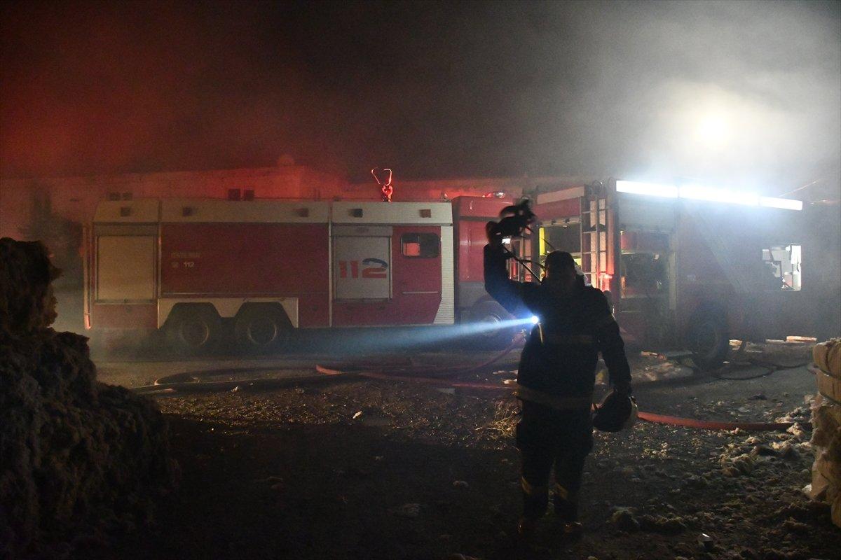 Kahramanmaraş’ta fabrika yangını