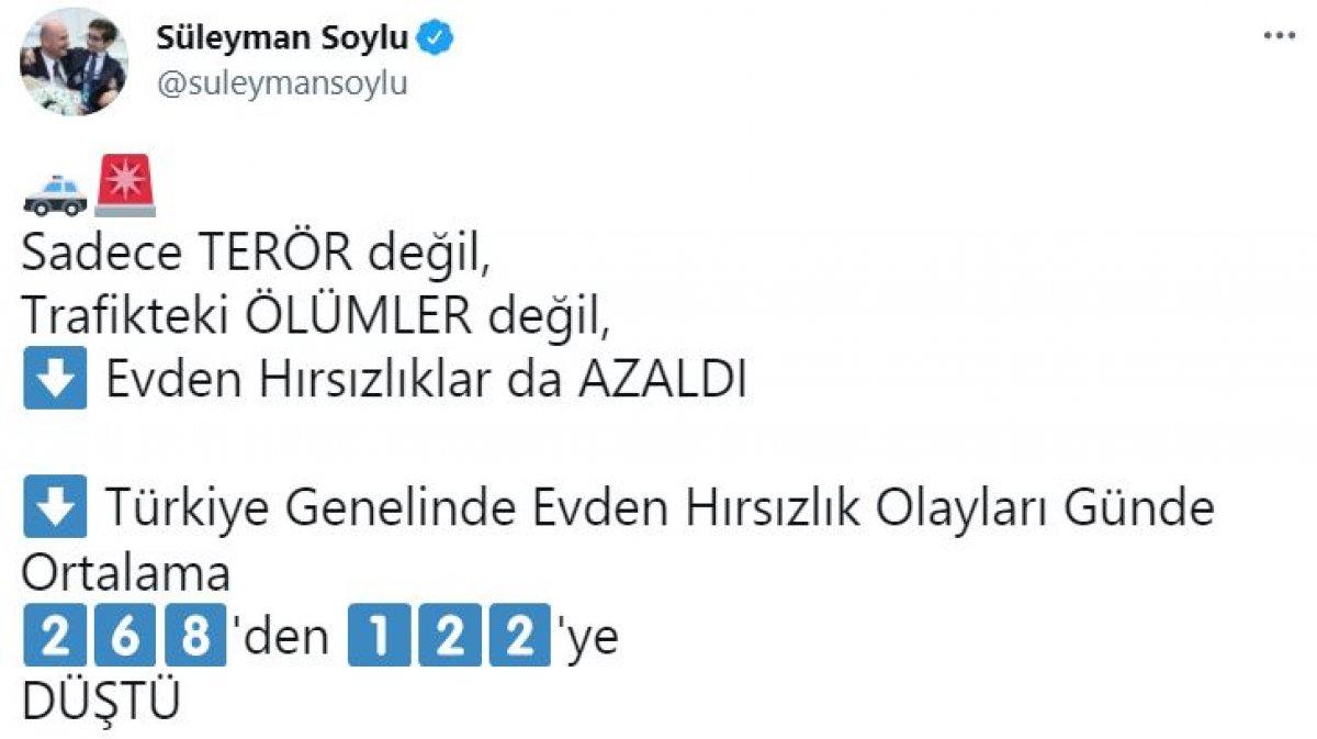 Türkiye'de evden hırsızlık azaldı