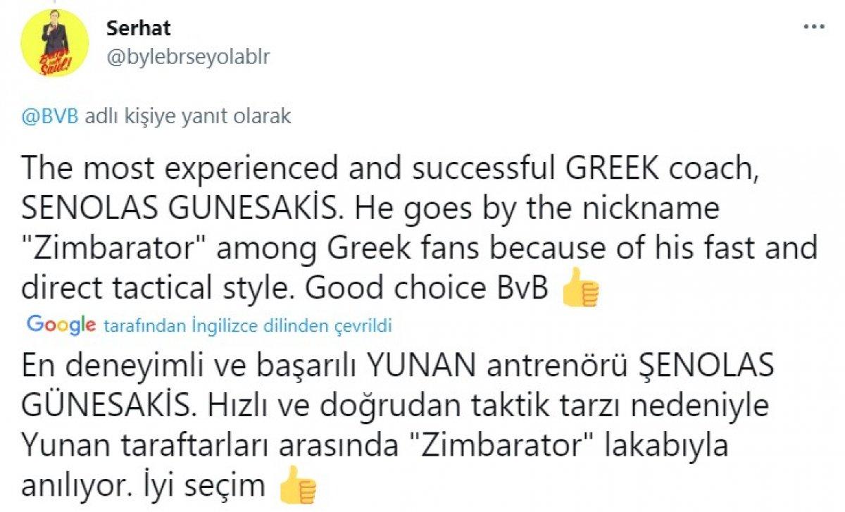 Dortmund'un paylaşımı Şenol Güneş'e benzetildi