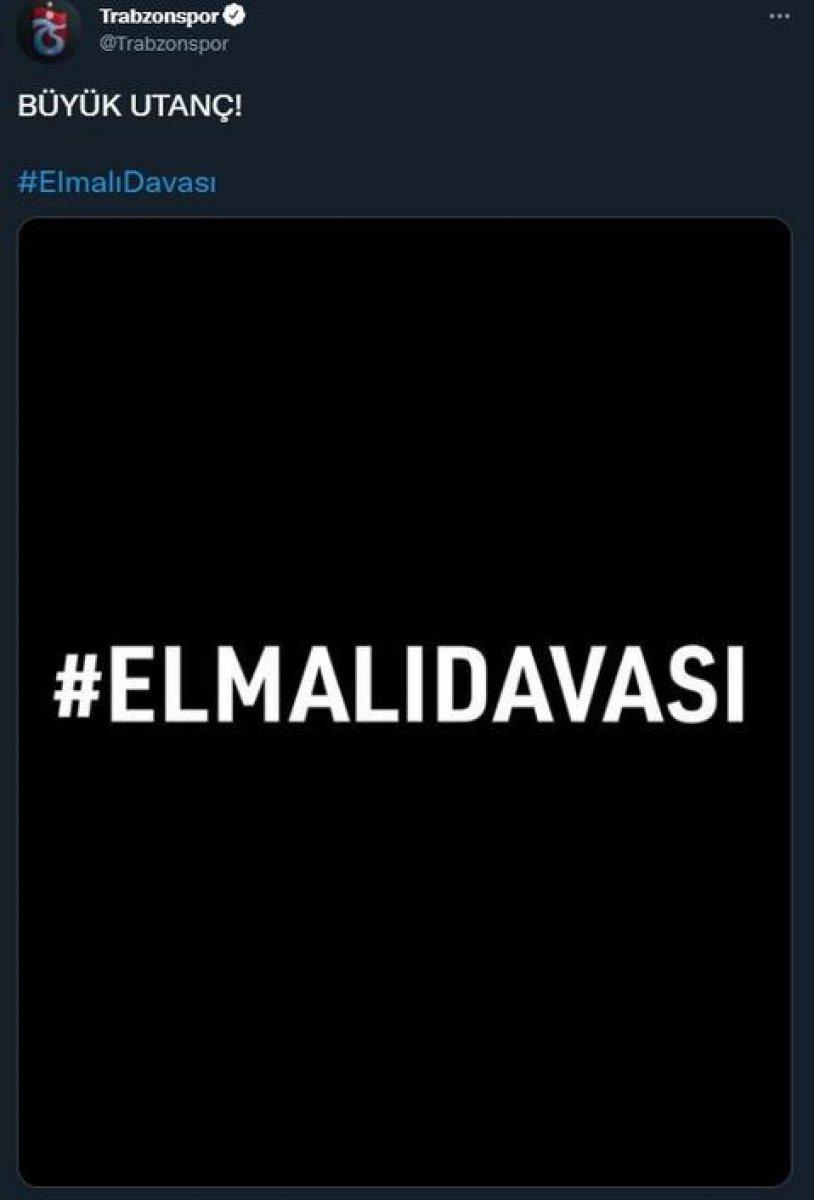 Futbol kulüplerinden Elmalı davası tepkisi