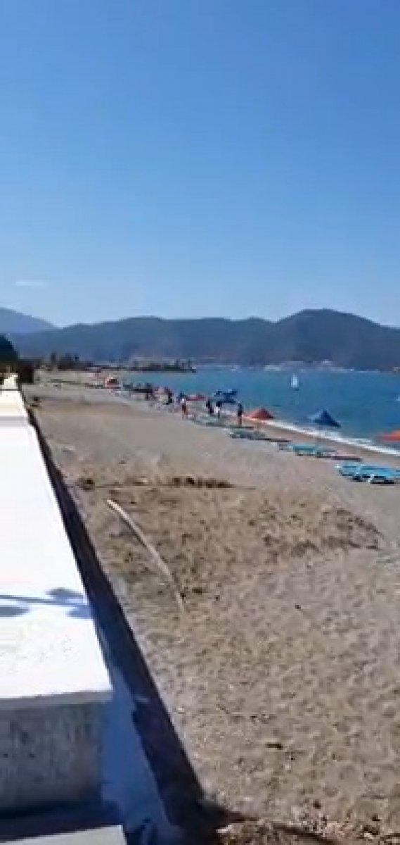 Fethiye'de plajlar boş kaldı