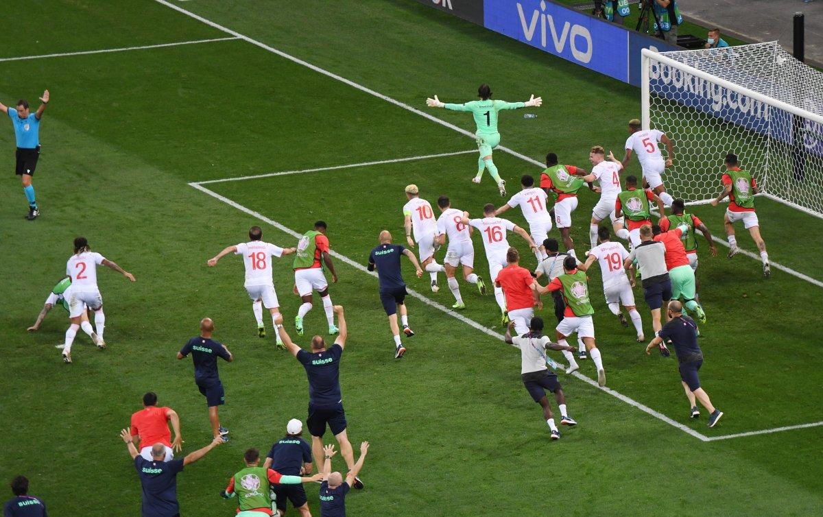 Fransa'yı eleyen İsviçre çeyrek finalde