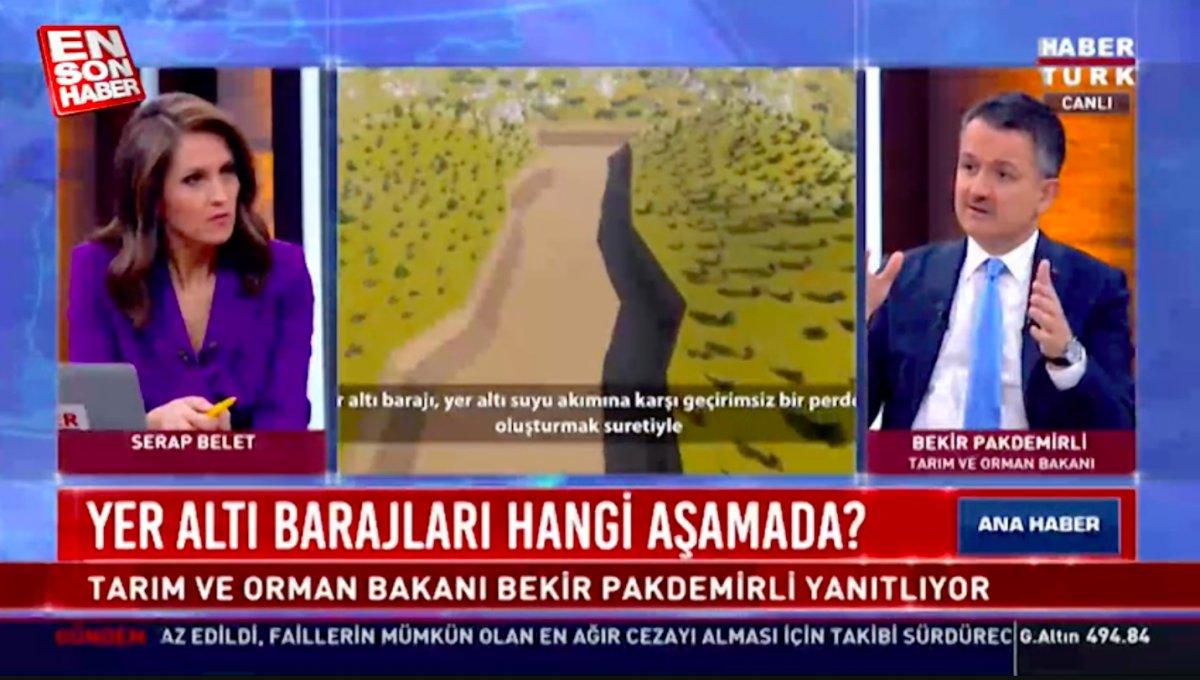 Bekir Pakdemirli: 2023'e kadar 150 tane yer altı barajı üreteceğiz