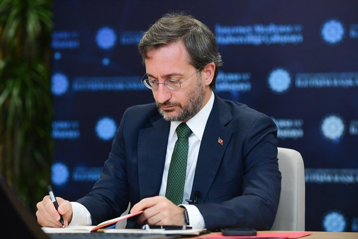 Fahrettin Altun, İnternet Medyası ve Haberciliği Çalıştayı'nda konuştu