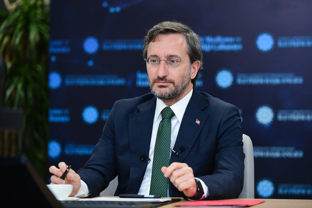 Fahrettin Altun, İnternet Medyası ve Haberciliği Çalıştayı'nda konuştu