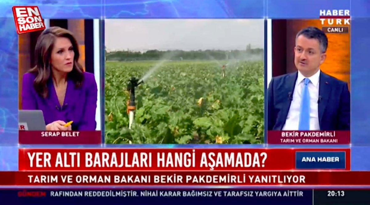 Bekir Pakdemirli: 2023'e kadar 150 tane yer altı barajı üreteceğiz