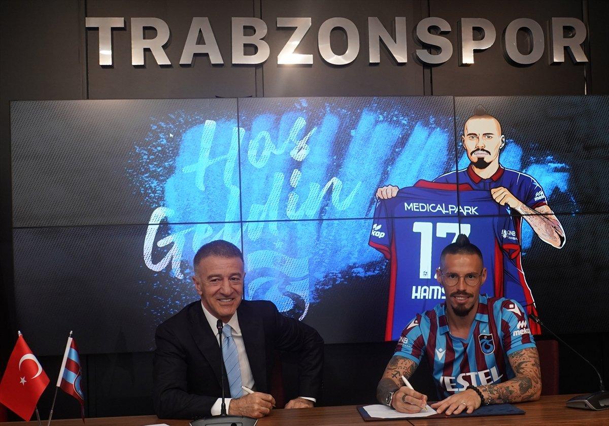 Trabzonspor'da Hamsik imzayı attı