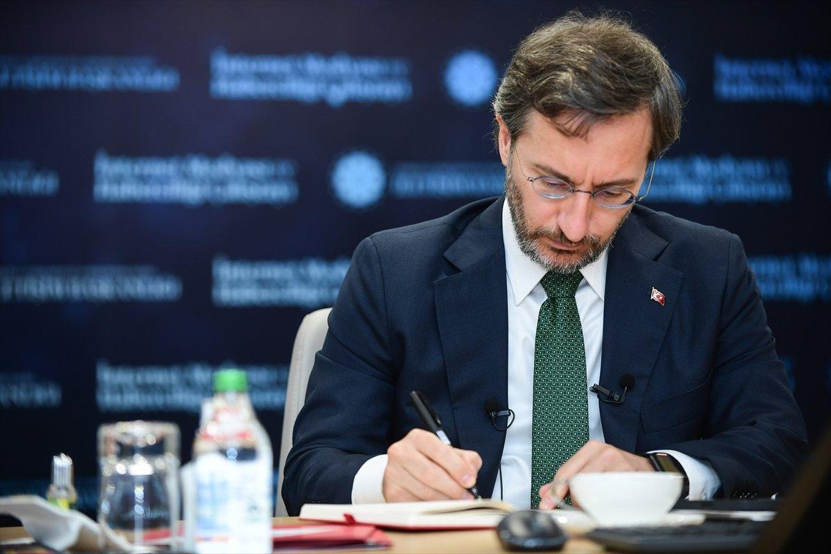 Fahrettin Altun, İnternet Medyası ve Haberciliği Çalıştayı'nda konuştu