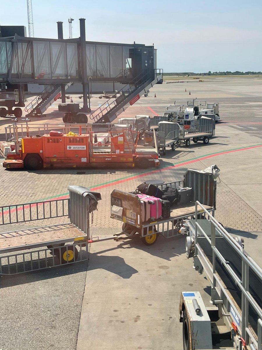 Danimarka'da havalimanı çalışanlarından grev