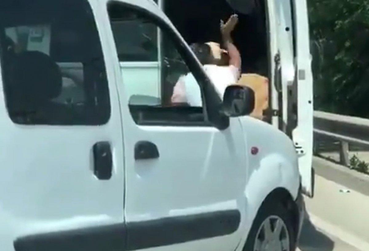 İstanbul’da onlarca koyunu kapalı bagajda taşıdı