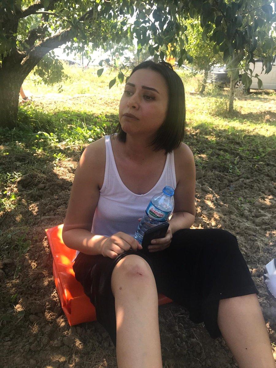 Bursa'da eğitim uçağı bahçeye düştü