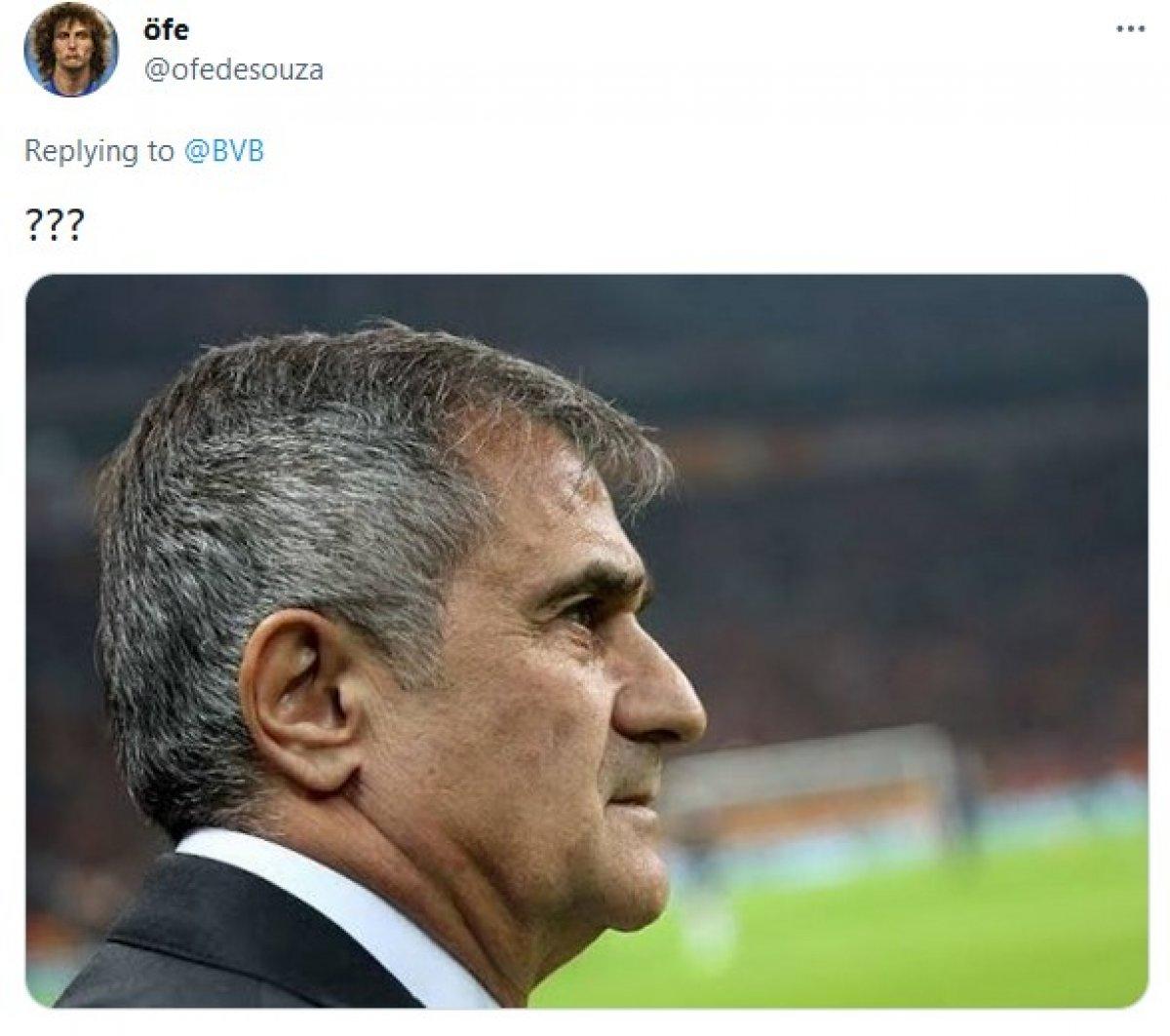 Dortmund'un paylaşımı Şenol Güneş'e benzetildi