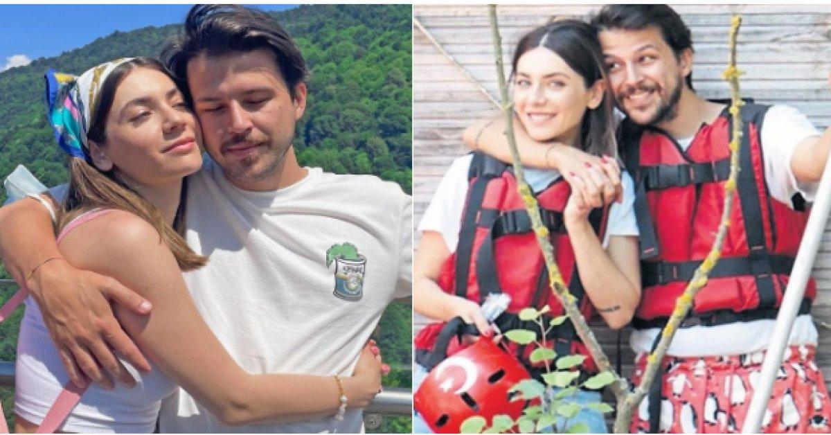 Fulya Zenginer tatilde