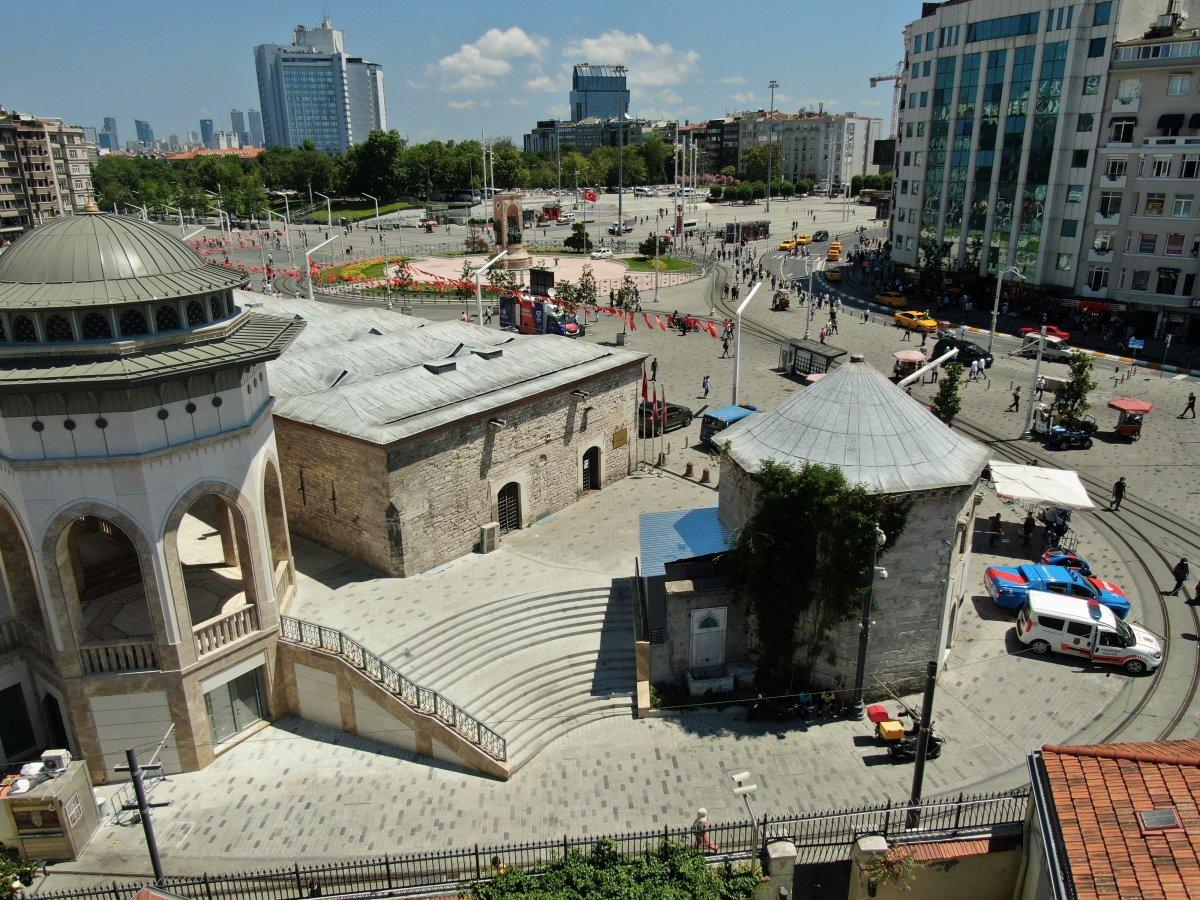 İBB, Taksim Maksemi'nin duvarına jeneratör inşa etti