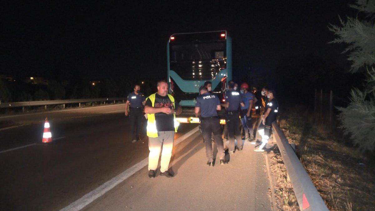 Bursa'da tırın altında kalan kişi hayatını kaybetti