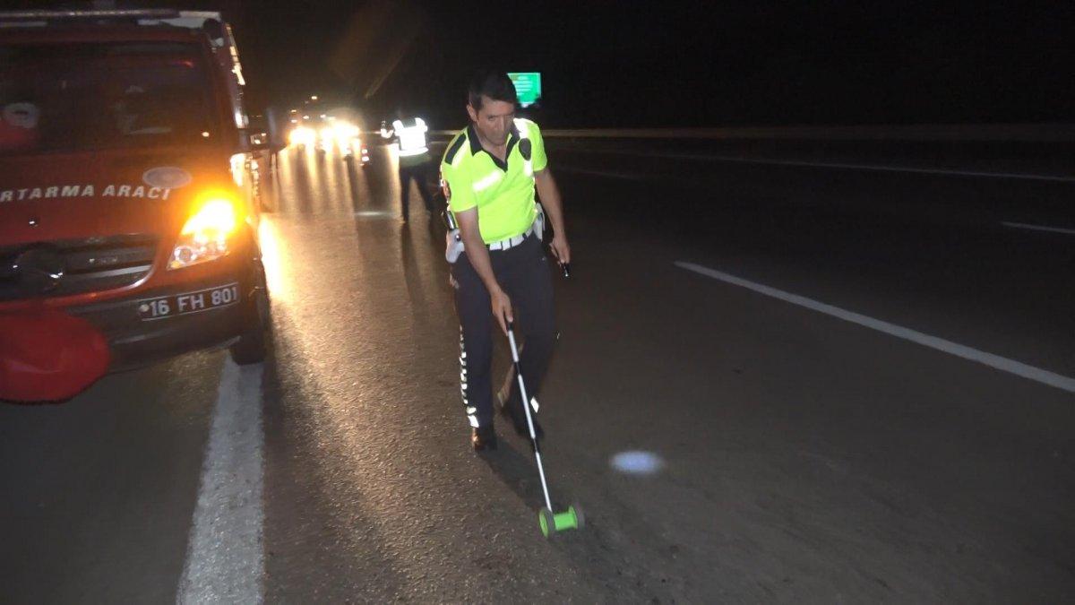 Bursa'da tırın altında kalan kişi hayatını kaybetti