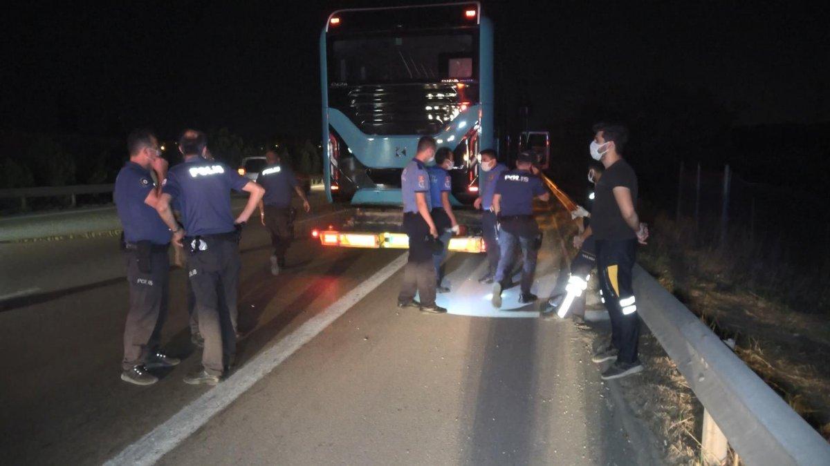 Bursa'da tırın altında kalan kişi hayatını kaybetti