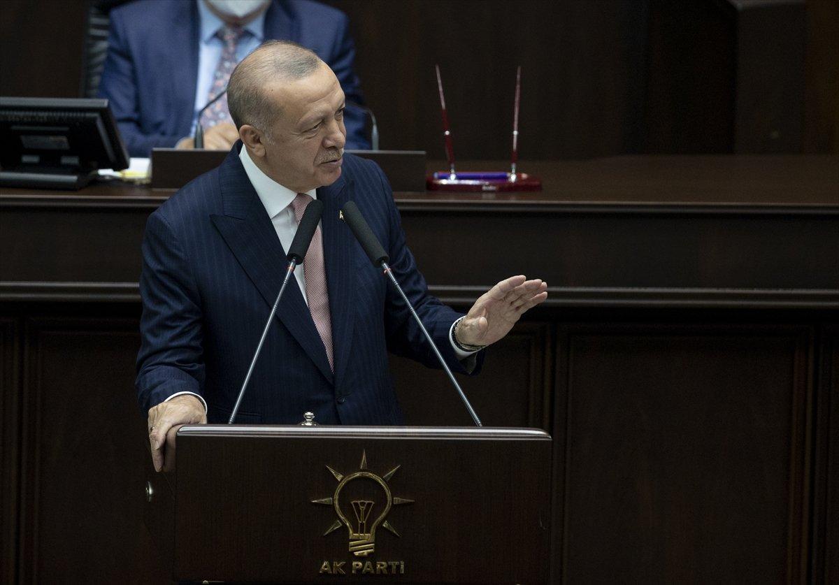 Cumhurbaşkanı Erdoğan'ın AK Parti grup toplantısındaki konuşması