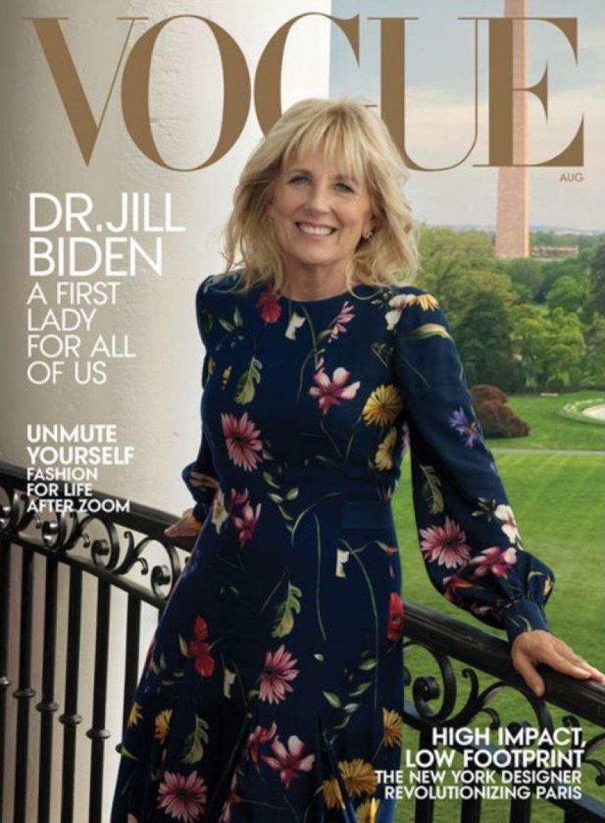 Vogue, Jill Biden'ı kapağına taşıdı