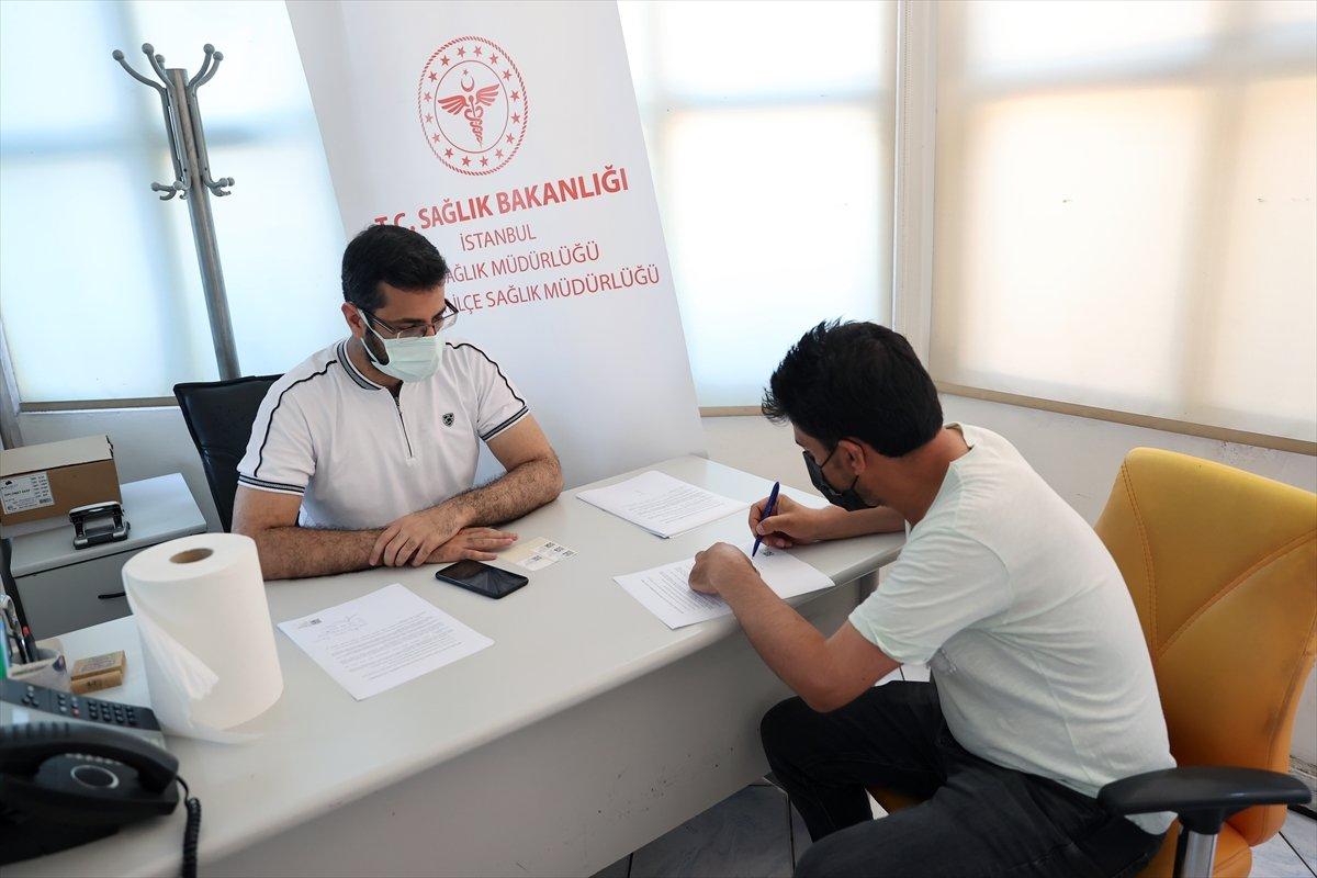 İstanbul Harem Otogarı'nda koronavirüs aşılaması başladı