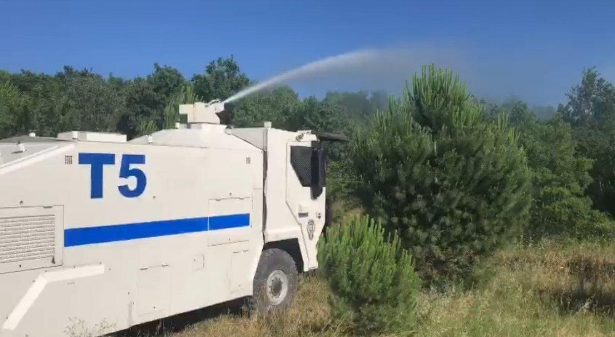 Bursa’da temizlik işçisi ormanlık alanda çıkan yangına sebep oldu
