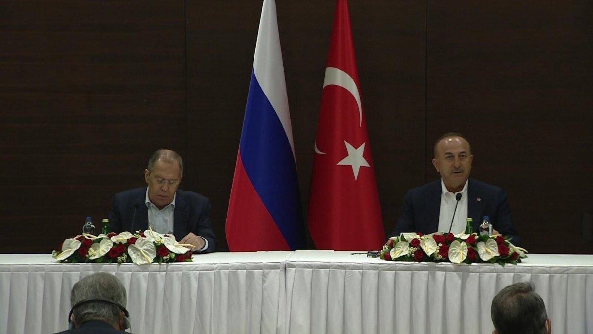 Mevlüt Çavuşoğlu ve Sergey Lavrov'dan Kanal İstanbul açıklaması