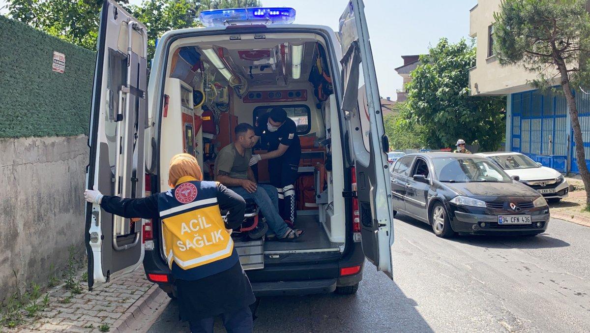 Ümraniye'de caddeyi savaş alanına çeviren kaza