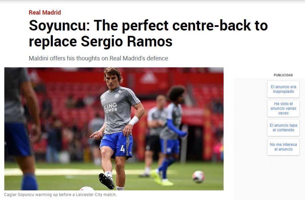 Real Madrid'in hedefinde Çağlar Söyüncü var