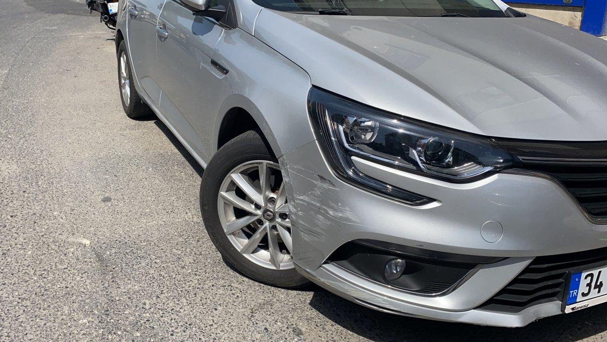 Ümraniye'de caddeyi savaş alanına çeviren kaza