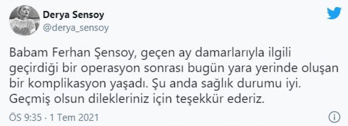 Ferhan Şensoy'un sağlık durumunu kızları açıkladı