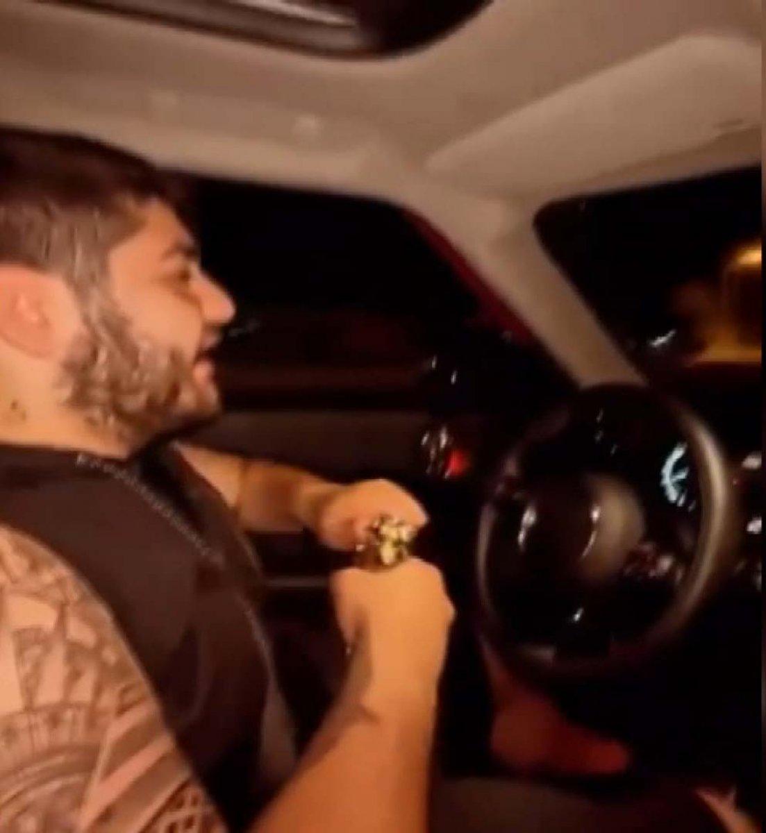 Burakcan Övüç, trafikte kurşun yağdırdı