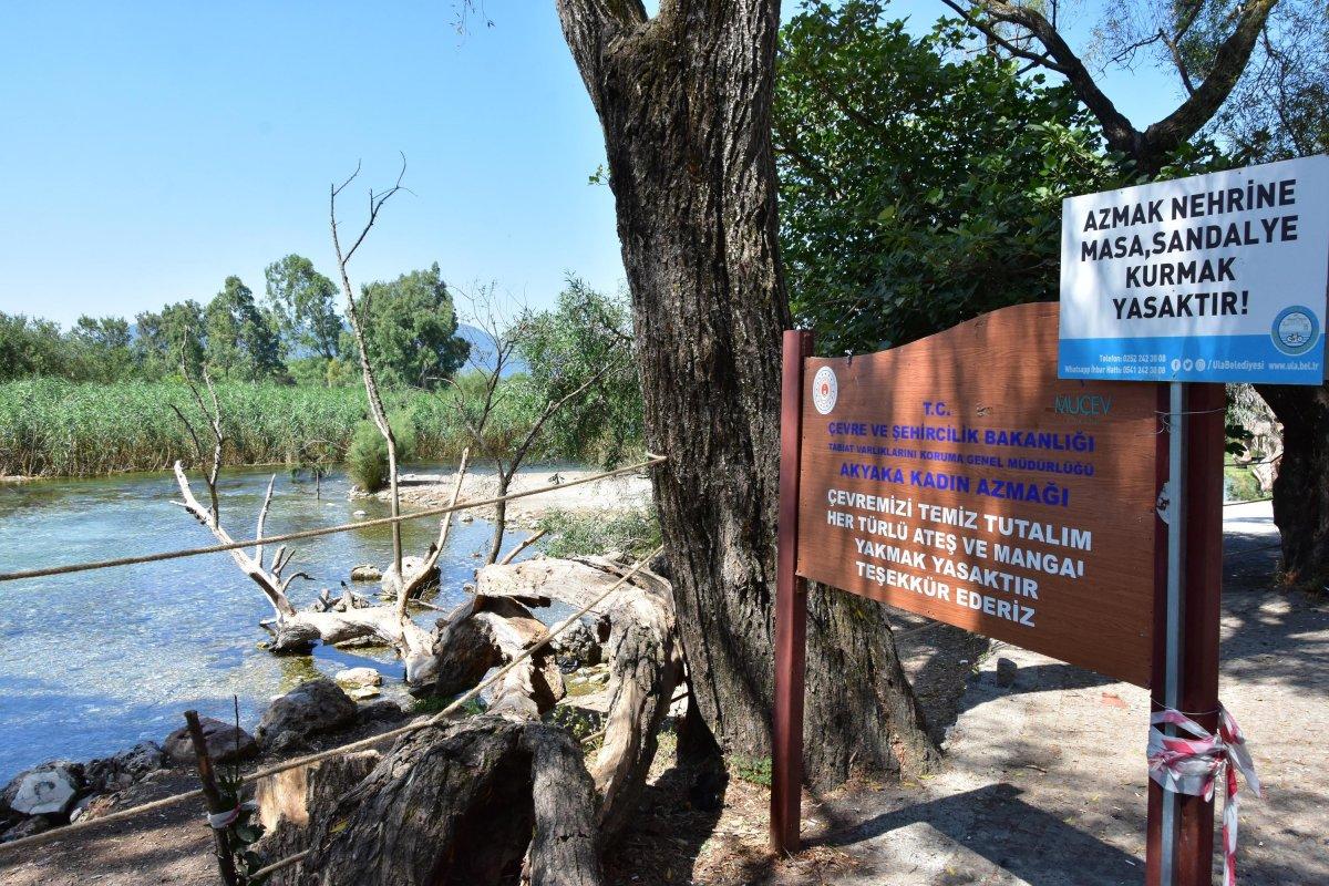 Muğla'da Kadın Azmağı'na insan girişi yasaklandı