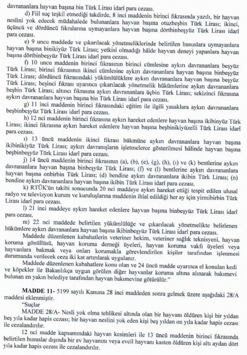 Mahir Ünal: Hayvan Hakları Yasası hazır