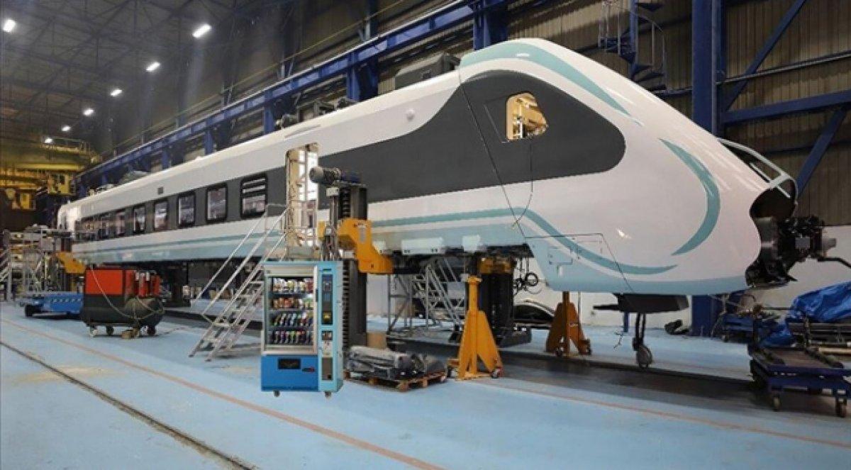 Milli elektrikli trenin son testi için start verildi