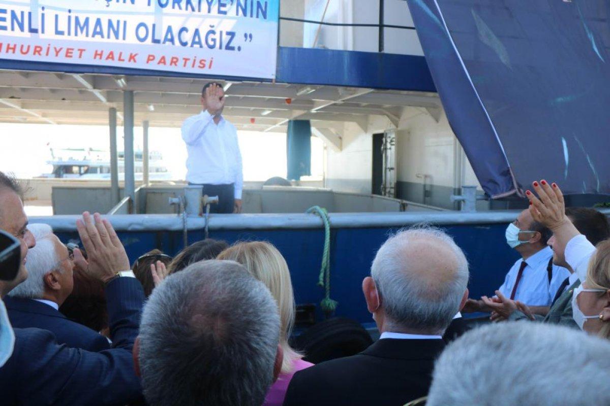 CHP gemisi sahilleri dolaşarak seçmeni dinleyecek