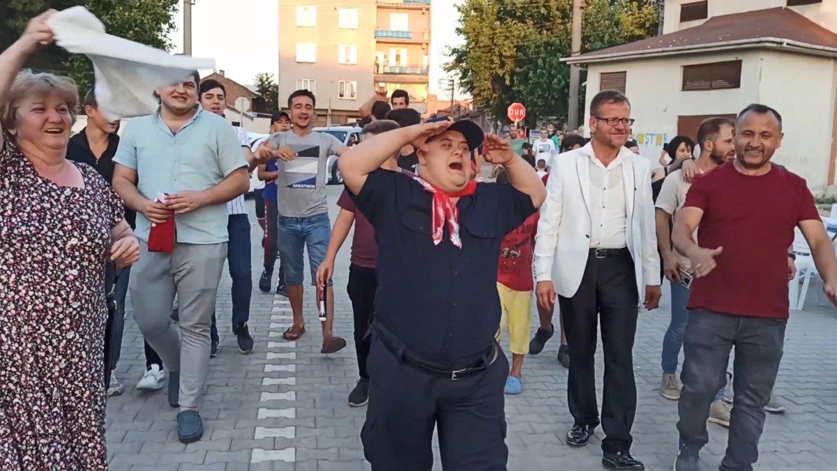 Bursa'da down sendromlu genç, askerlik hayaline kavuştu