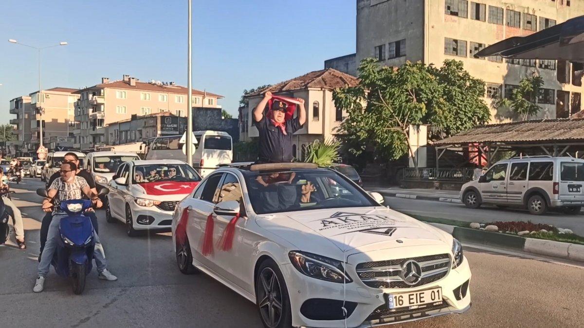 Bursa'da down sendromlu genç, askerlik hayaline kavuştu